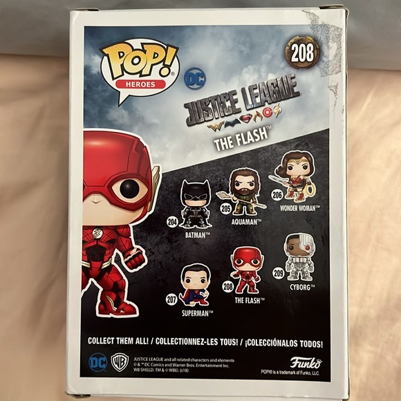 Funko Pop DC Justice League The Flash 208 - Picture 3 of 7
